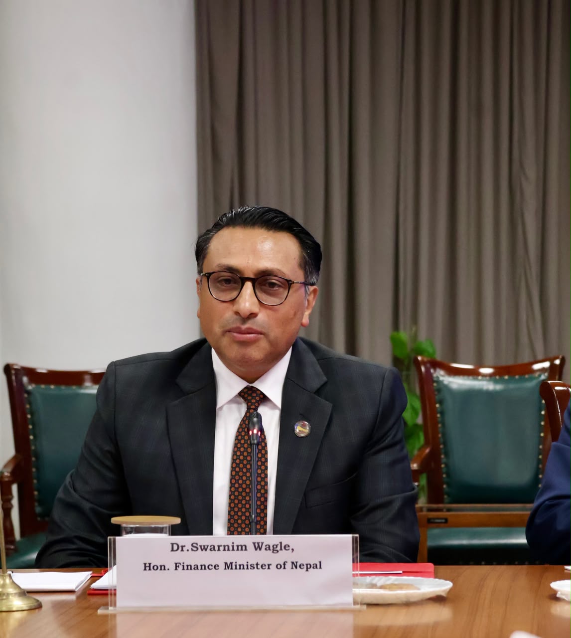 भारत भ्रमणको दोस्रो दिन अर्थमन्त्री वाग्ले  महत्त्वपूर्ण कूटनीतिक र द्विपक्षीय भेटघाटमा सहभागी हुँदै,यस्तो छ तालिका